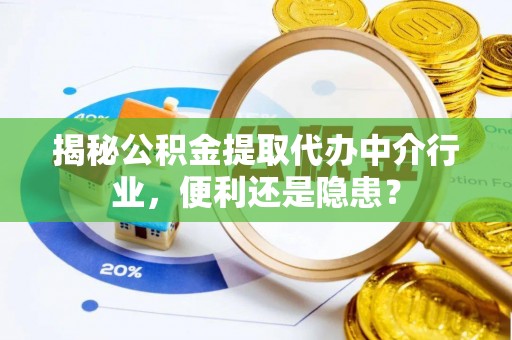 沙洋揭秘公积金提取代办中介行业，便利还是隐患？