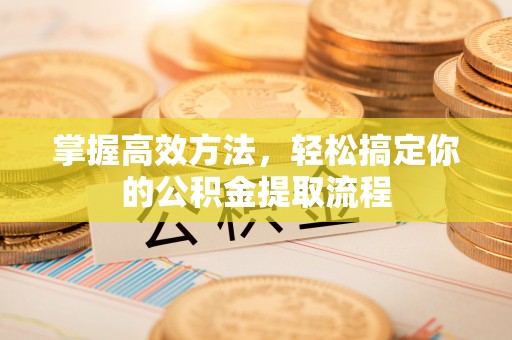 沙洋掌握高效方法，轻松搞定你的公积金提取流程