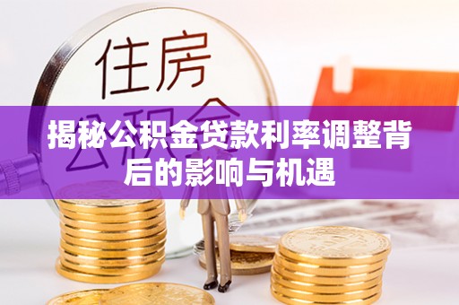 沙洋揭秘公积金贷款利率调整背后的影响与机遇
