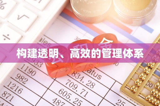 沙洋构建透明、高效的管理体系