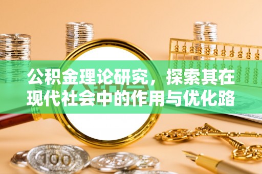 沙洋公积金理论研究，探索其在现代社会中的作用与优化路径