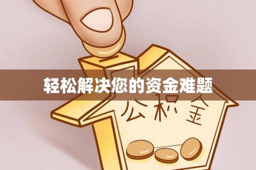 沙洋轻松解决您的资金难题