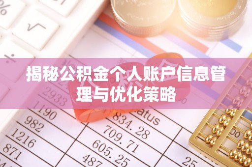 沙洋揭秘公积金个人账户信息管理与优化策略