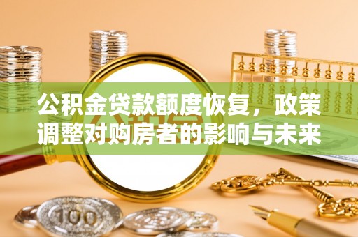 沙洋公积金贷款额度恢复，政策调整对购房者的影响与未来展望