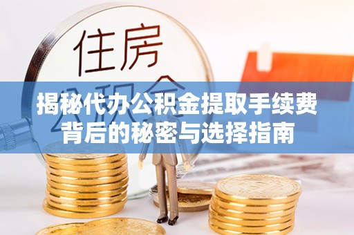 沙洋揭秘代办公积金提取手续费背后的秘密与选择指南