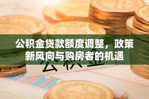 沙洋公积金贷款额度调整，政策新风向与购房者的机遇