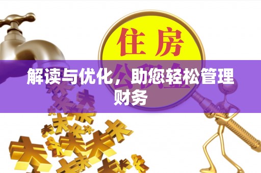 沙洋解读与优化，助您轻松管理财务