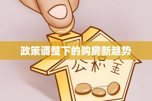 沙洋政策调整下的购房新趋势