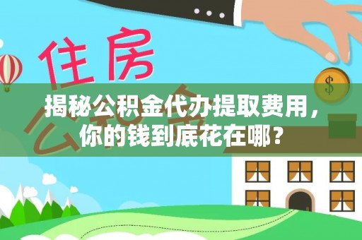 沙洋揭秘公积金代办提取费用，你的钱到底花在哪？