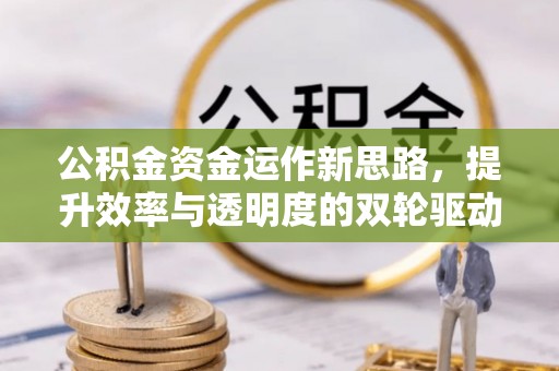 沙洋公积金资金运作新思路，提升效率与透明度的双轮驱动