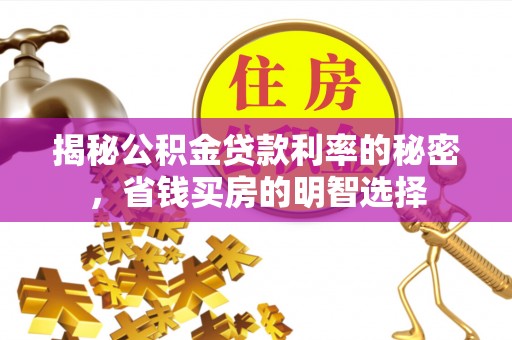 沙洋揭秘公积金贷款利率的秘密，省钱买房的明智选择