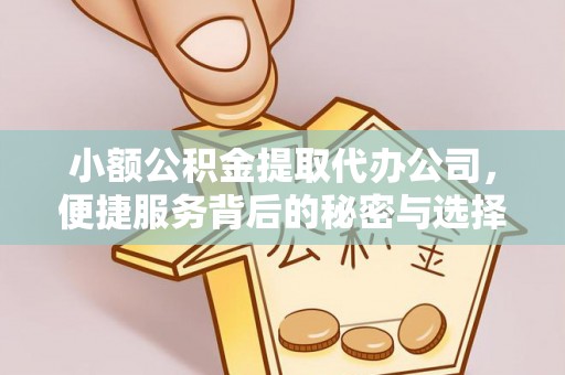 沙洋小额公积金提取代办公司，便捷服务背后的秘密与选择指南