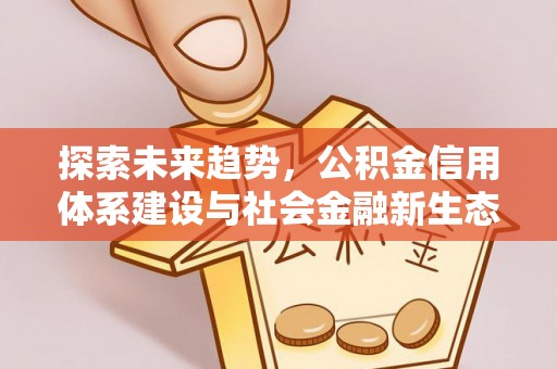沙洋探索未来趋势，公积金信用体系建设与社会金融新生态