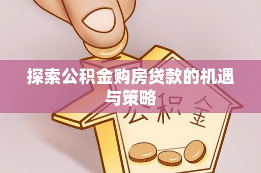 沙洋探索公积金购房贷款的机遇与策略