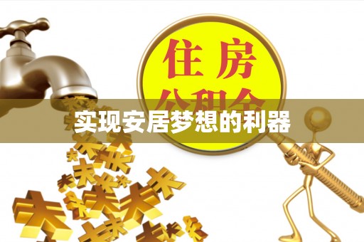 沙洋实现安居梦想的利器