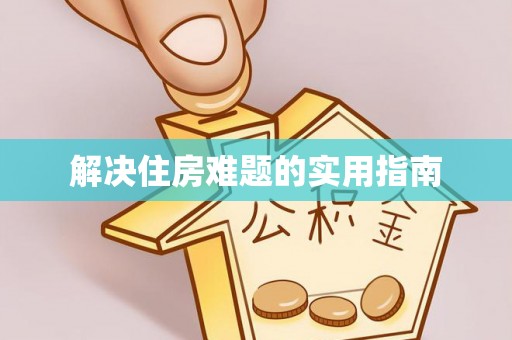 沙洋解决住房难题的实用指南